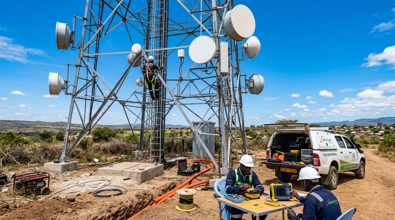 Telecommunications Towers & Fiber Optic Cabling